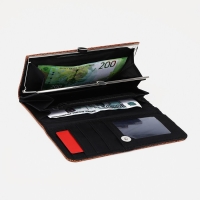 Кошелёк женский на магните, цвет коричневый Кошелёк женский на магните, цвет коричневый