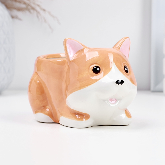 Кашпо Кашпо "Корги" 14х9х8см