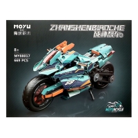 Конструктор «Техно. Спортивный мотоцикл», 669 деталей Конструктор «Техно. Спортивный мотоцикл», 669 деталей