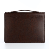 Папка для документов &laquo;Алекс&raquo;, цвет коричневый