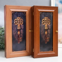 Ключница "Ключ" орех 16х31 см МИКС Ключница "Ключ" орех 16х31 см МИКС