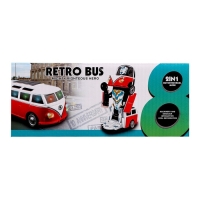 Робот &laquo;Ретро автобус&raquo;, световые и звуковые эффекты, трансформируется