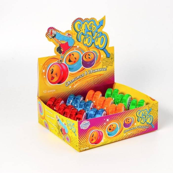 Йо-йо &laquo;Вихрь&raquo;, световой, цвета МИКС