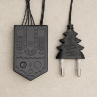 Гирлянда &laquo;Сеть&raquo; 1.6 &times; 1.6 м, IP20, тёмная нить, 144 LED, свечение тёплое белое, 8 режимов, 220 В