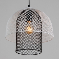 Светильник BayerLux "Турита" Е27 40Вт бело-черный 30х30х40-140см