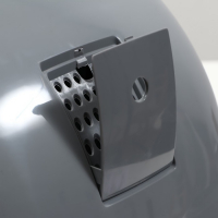 Туалет закрытый &laquo;Айша&raquo; 53 х 41 х 40 см,  серый FIX