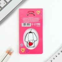 Брелок для ключей акриловый &laquo;Зайка&raquo;, 3,5 х 10 см