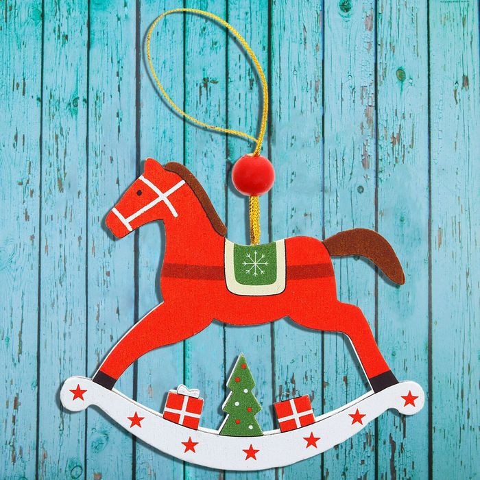 Подвеска новогодняя &laquo;Весёлая лошадка&raquo;