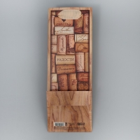 Пакет подарочный под бутылку, упаковка, &laquo;Радости&raquo;, 9 х 25 х 8.9 см