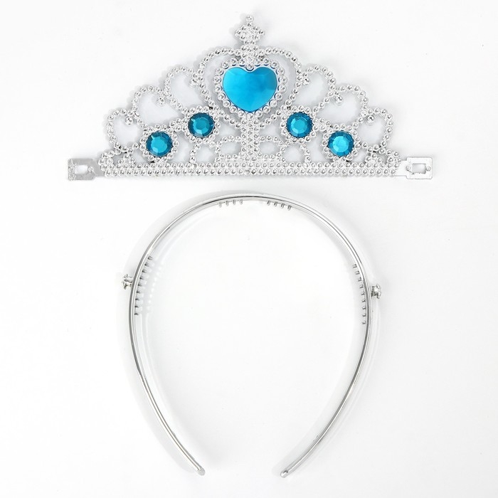 Набор детской косметики в чемодане «Сказка», тени, блески для губ, глиттер, лаки для ногтей, наклейки, пилочка, кисти, косметичка, корона Набор детской косметики в чемодане «Сказка», тени, блески для губ, глиттер, лаки для ногтей, наклейки, пилочка, кисти, косметичка, корона