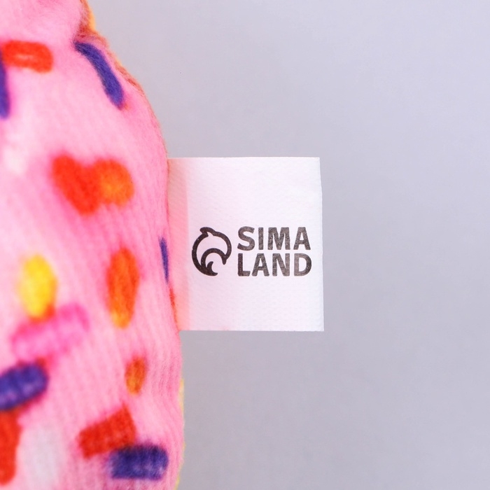 Игрушка для собак с пищалкой «Пончик» из текстиля, 11,5 х 11,5 см Игрушка для собак с пищалкой «Пончик» из текстиля, 11,5 х 11,5 см