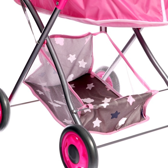 Коляска для кукол «Сладкий зайчик» универсальная, с корзиной и сумкой Коляска для кукол «Сладкий зайчик» универсальная, с корзиной и сумкой