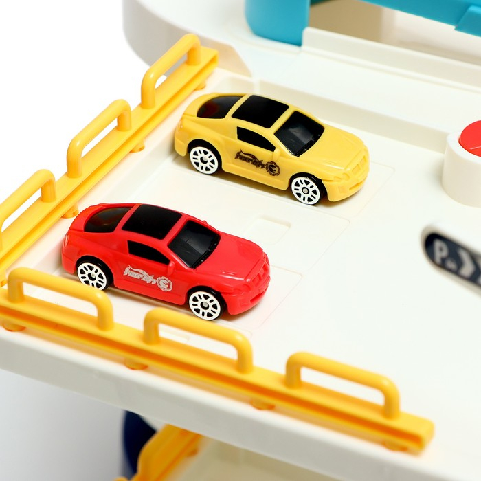 Парковка &laquo;Городская&raquo;, с лифтом, 3 уровня, 4 машинки, световые и звуковые эффекты