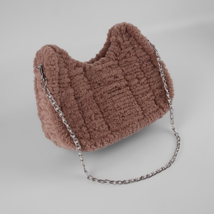 Канва-основа для вышивания сумки, пластиковая, 52 &times; 29 см, цвет белый