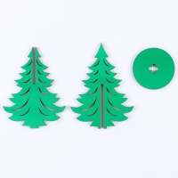 Новый год! Модель из дерева &laquo;Ёлка сборная №27&raquo;