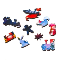 Деревянный пазл фигурный «Новый год! Любимый праздник» с предсказанием Деревянный пазл фигурный «Новый год! Любимый праздник» с предсказанием