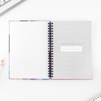 Интерактивный планер А5, 92 л. Твердая обложка &laquo;Аниме девочки&raquo;