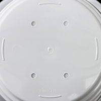 Горшок для цветов с поддоном &laquo;Виола&raquo;, 5 л, пластиковый, белый