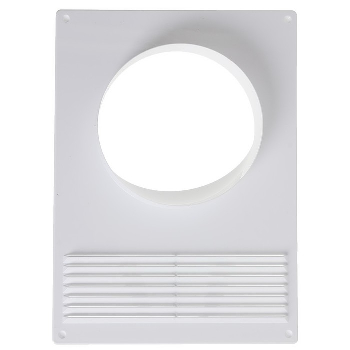 Площадка торцевая ERA 120ПТПР, 180х250 мм, d=120 мм, с решеткой, с круглым фланцем Площадка торцевая ERA 120ПТПР, 180х250 мм, d=120 мм, с решеткой, с круглым фланцем