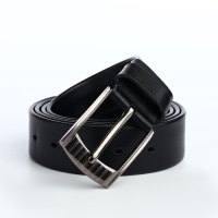 Ремень мужской, ширина 3,8 см, винт, пряжка металл, цвет чёрный Ремень мужской, ширина 3,8 см, винт, пряжка металл, цвет чёрный