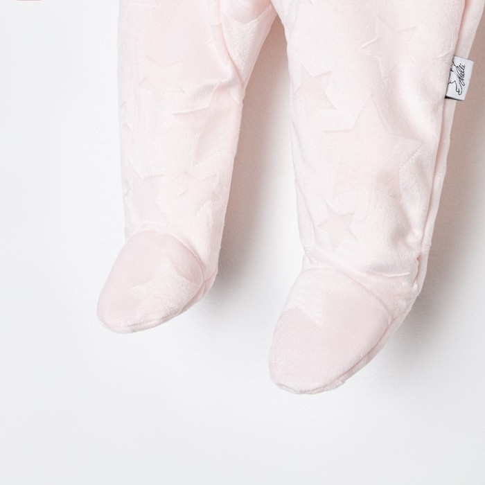 Комбинезон утеплённый для девочки, цвет розовый, рост 68