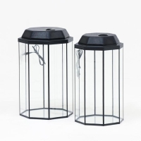 Комплект аквариумов "Матрёшка" с крышками, восьмигранные, 24 литра, 32 литра Комплект аквариумов "Матрёшка" с крышками, восьмигранные, 24 литра, 32 литра