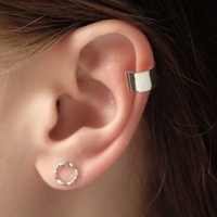 Серьги &laquo;Каффы&raquo; актуал, цвет серебро, набор