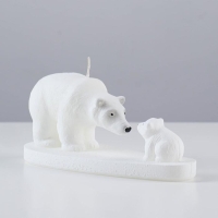 Свеча декоративная "Медведица и медвежонок"