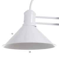 Бра "Бравер" Е27 белый 26х26х30 см