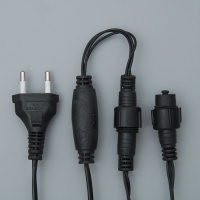 Гирлянда &laquo;Бахрома&raquo; 3 &times; 0.9 м, IP44, УМС, тёмная нить, 232 LED, свечение белое, 220 В