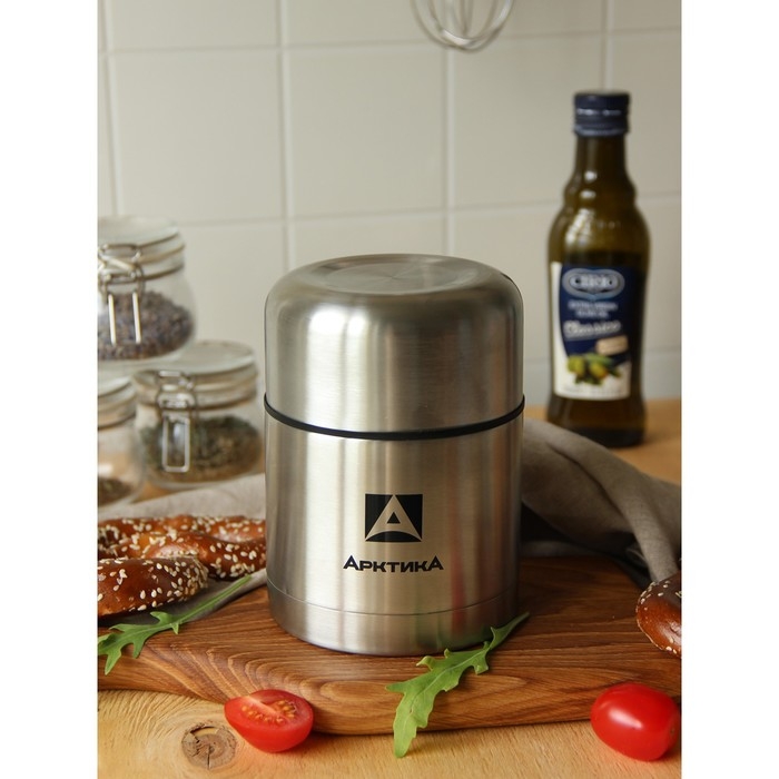 Термос для еды Термос для еды "Арктика", 301, 500 мл, в чехле, с ложкой, сохраняет тепло 8 ч