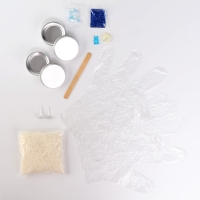 Свеча своими руками. Создание свечей с декором &laquo;Яркие звезды&raquo;, детский набор для творчества