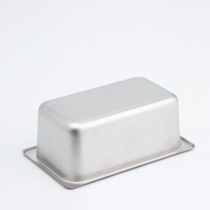 Гастроемкость 1/4 из нержавеющей стали, 100 мм, 26,5&times;16,2&times;10 см, толщина 0,8 мм