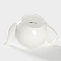 Чайник фарфоровый заварочный Magistro &laquo;Бланш&raquo;, 500 мл, цвет белый