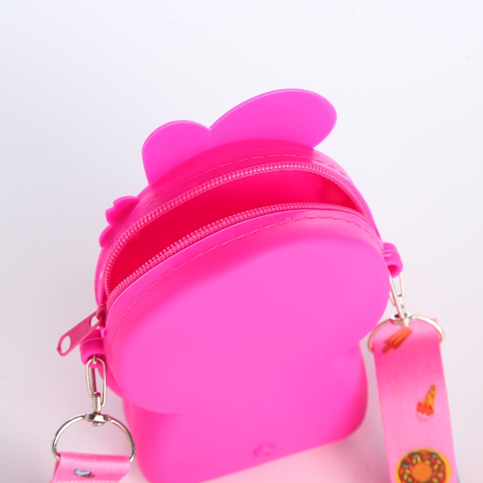 Сумка детская для девочки на молнии «Выбражулька», pop it, цвет малиновый Сумка детская для девочки на молнии «Выбражулька», pop it, цвет малиновый