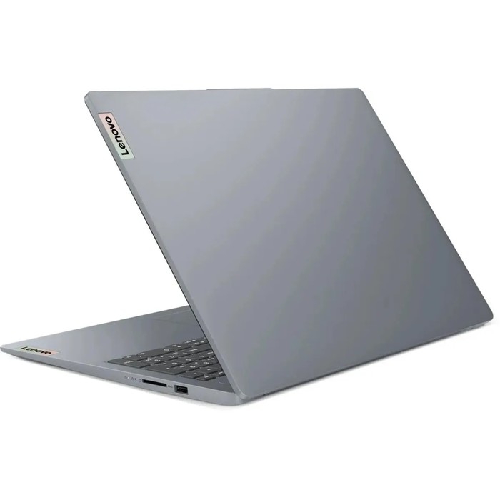 Ноутбук Lenovo IdeaPad 3 Slim 15IRU8, 15.6 Ноутбук Lenovo IdeaPad 3 Slim 15IRU8, 15.6", i3-1305U, 8 Гб, SSD 256 Гб,Intel UHD,DOS,серый
