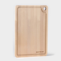 Доска разделочная с канавкой, 33&times;22&times;1,5 см, берёза