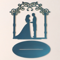 Топпер &laquo;Свадебная церемония&raquo;, цвет золото