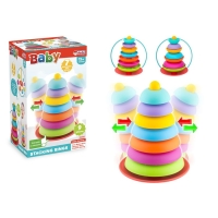 Логическая пирамидка «Тарелочки-неваляшки» Логическая пирамидка «Тарелочки-неваляшки»