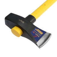 Колун-кувалда кованый ТУНДРА ПРОФИ, обратный всад, трехкомпонент. рукоятка с защитой, 3.6 кг