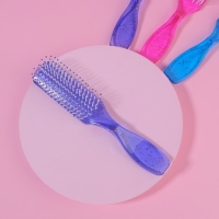 Расчёска массажная, 4 × 17 см, цвет МИКС Расчёска массажная, 4 × 17 см, цвет МИКС
