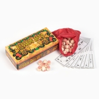 Русское лото деревянное, подарочное, игра настольная, 24 карточки, 22 х 8 см Русское лото деревянное, подарочное, игра настольная, 24 карточки, 22 х 8 см