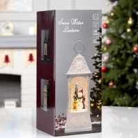 Фигура светодиодная «Новогодняя встреча», 28.4х10.4х10.4 см, музыка, батарейки ААх3 (не в комплекте), USB, свечение тёплое белое Фигура светодиодная «Новогодняя встреча», 28.4х10.4х10.4 см, музыка, батарейки ААх3 (не в комплекте), USB, свечение тёплое белое