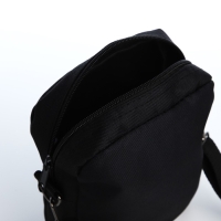 Сумка молодёжная на молнии, цвет чёрный Сумка молодёжная на молнии, цвет чёрный