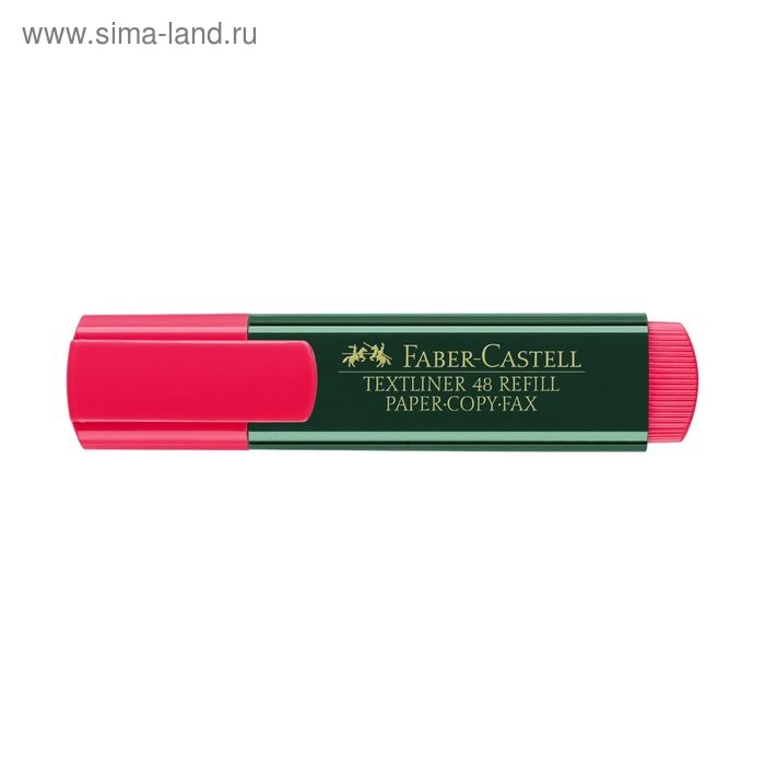 Маркер Текстовыделитель 5,0 мм, Faber-Castell TL 48, красный TL, 154821 Маркер Текстовыделитель 5,0 мм, Faber-Castell TL 48, красный TL, 154821