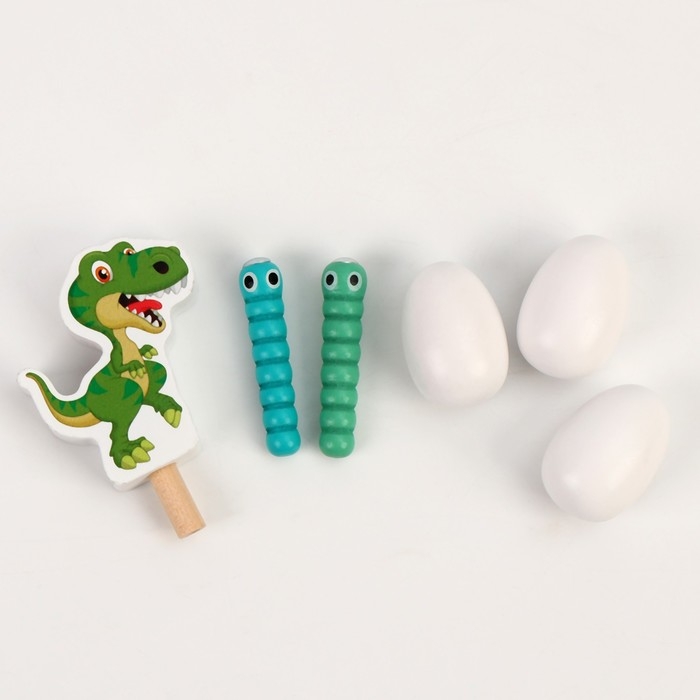 Логический центр 2 в 1 &laquo;Динозаврик и яички&raquo; 14,5 &times; 14,5 &times; 8 см