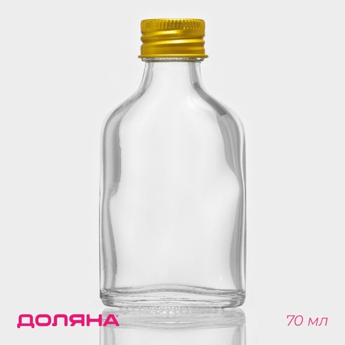 Бутыль стеклянная для соусов и масла с металлической крышкой «Феб», 50 мл, 5,5×2,5×10,5 см Бутыль стеклянная для соусов и масла с металлической крышкой «Феб», 50 мл, 5,5×2,5×10,5 см