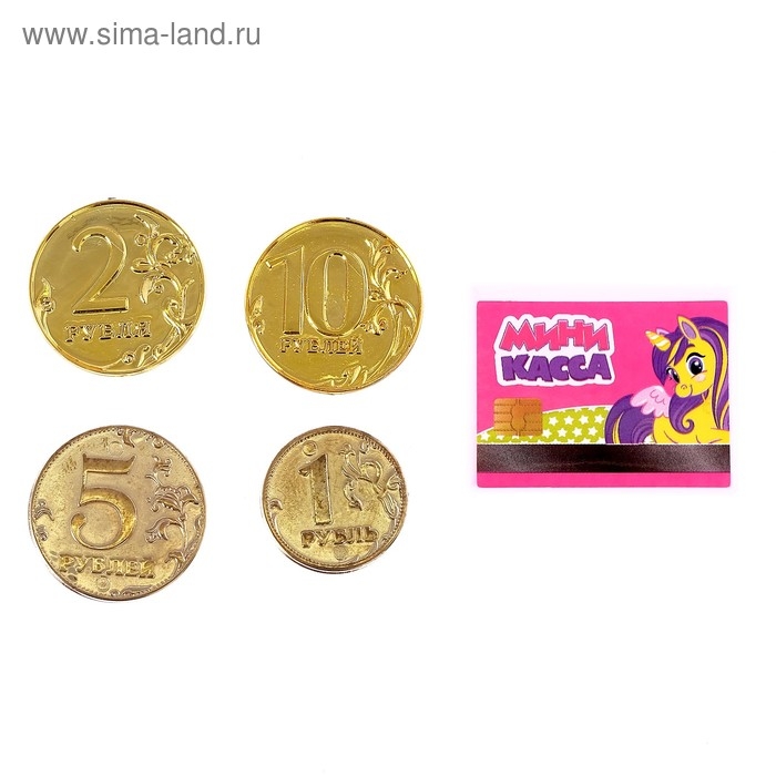 Набор игровой &laquo;Мини касса&raquo; с аксессуарами, световые и звуковые эффекты