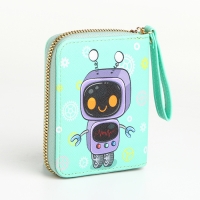 Кошелёк на молнии, цвет салатовый Кошелёк на молнии, цвет салатовый