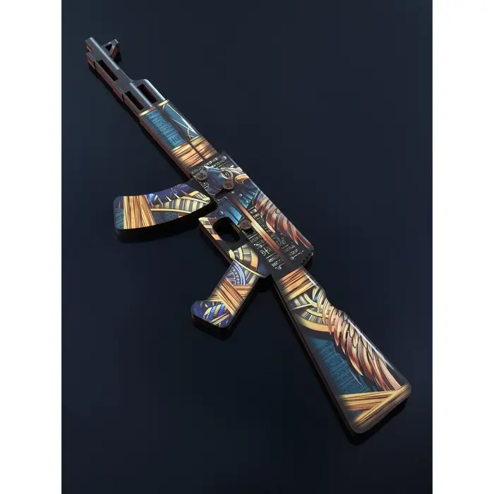 Набор сувенирное оружие &laquo;Золото&raquo;, автомат, пистолет, керамбит, 3 шт